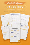 Wholesome Parenting Printable Planner Bundle (60 Pages)