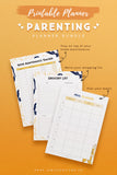 Wholesome Parenting Printable Planner Bundle (60 Pages)