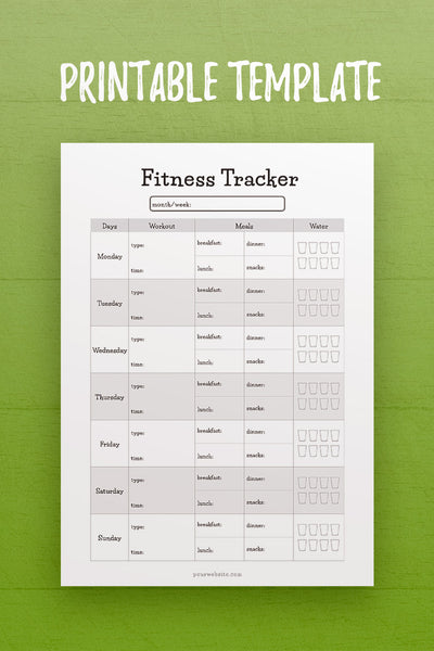 HF: Fitness Tracker Template