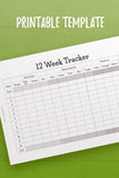 HF: 12 Week Tracker Template