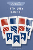 4th of July Printable Banner*
