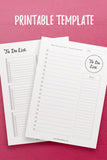 YY: To Do Lists Template