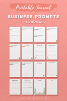 Business Prompts Printable Journal (35 Pages)