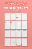 Business Prompts Printable Journal (35 Pages)