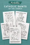 Catholic Saints Coloring Pages