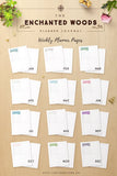 Enchanted Woods Planner Journal_Weekly Planner Pages