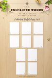 Enchanted Woods Note Pages and Bullet Journal Printable Pages