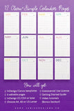 2022-2024 Calendar Templates: Clean & Simple