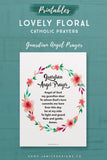Lovely Floral Catholic Prayers