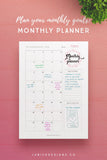 Monthly Planner Printable