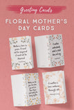 Floral Mother's Day Printable Cards*