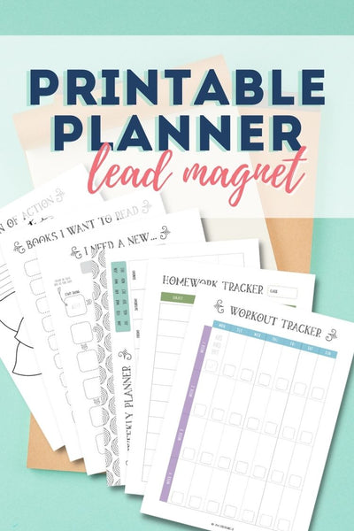 Printable Planner Lead Magnet