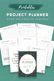 Project Planner for the Creative Person (16 Pages)