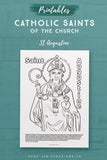 Catholic Saints Coloring Pages