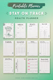 Stay on Track Health Planner (12 Pages)