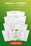 Health and Fitness Planner (16 Pages)