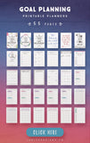 Goal Planning Printables (55 Pages)