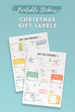 MPCP: Whimsical Christmas Gift Labels Stickers (36 Stickers)
