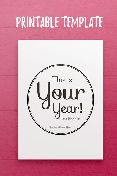YY: This is Your Year Cover Page Template