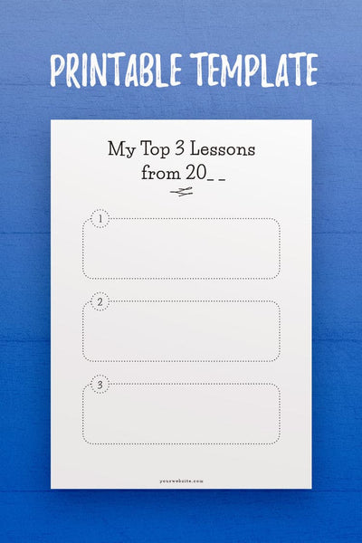 GP: Top 3 Lessons Template