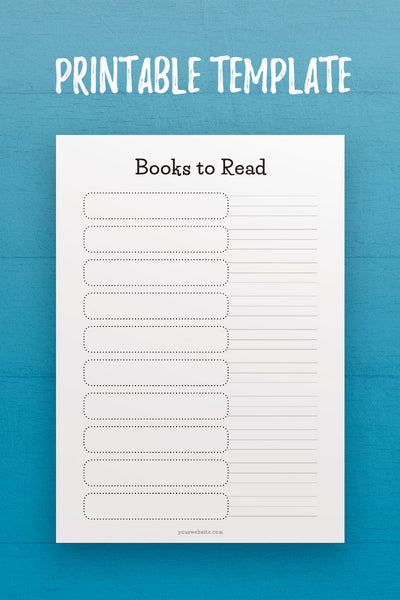MOL: Books to Read Template