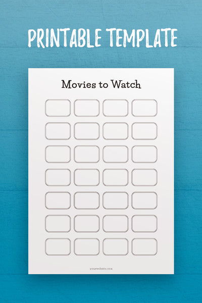 MOL: Movies to Watch Template