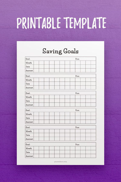 FP: Savings Goals Template