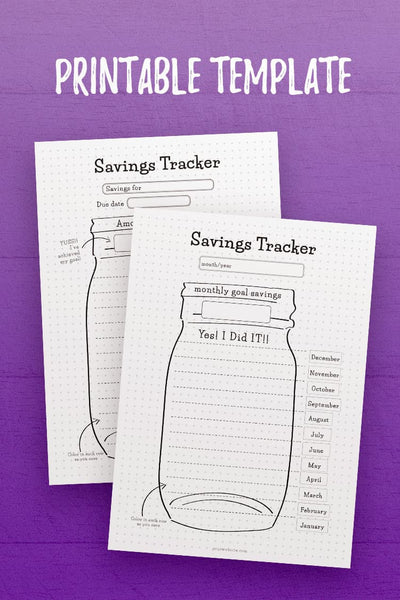 FP: Savings Tracker 3 Template