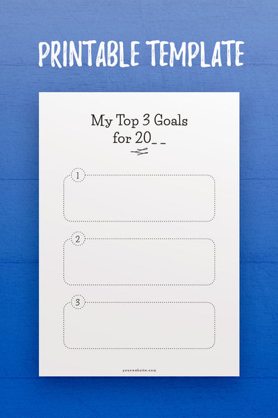 GP: Top 3 Goals Template