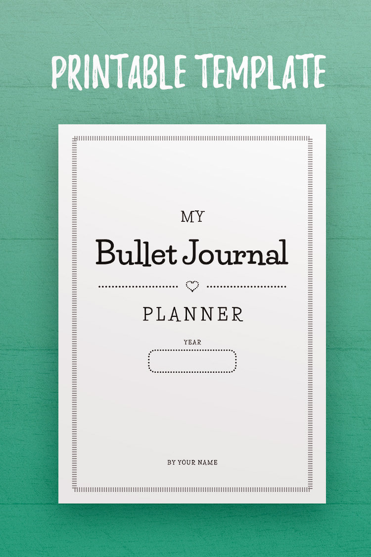 My Journal Cover Printable