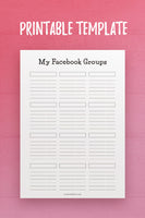 CSB: My Facebook Groups Template
