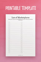 CSB: List of Marketplaces Template