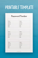 MOL: Password Tracker Template