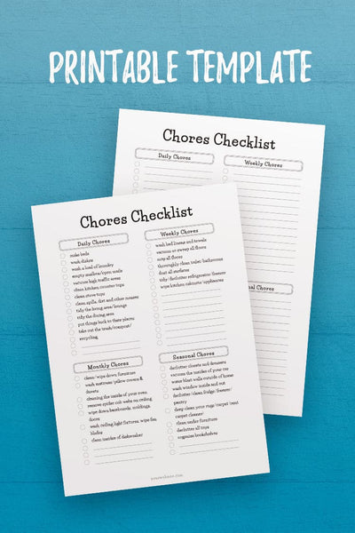 MOL: Chores Checklist Template