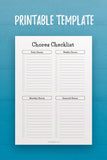 MOL: Chores Checklist Template