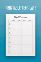 MOL: Meal Planner Template