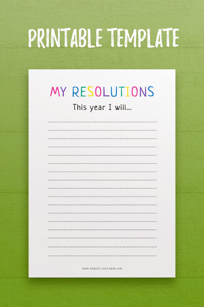 GS: My Resolutions 1 Template