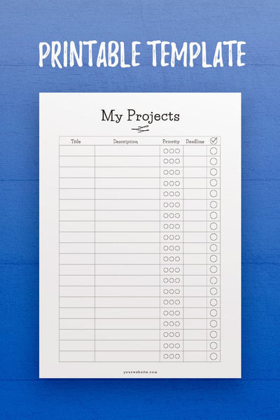 GP: My Projects Template