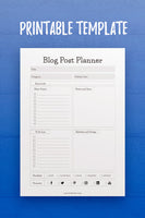 GP: Blog Post Planner Template