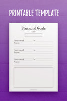 FP: Financial Goals 1 Template