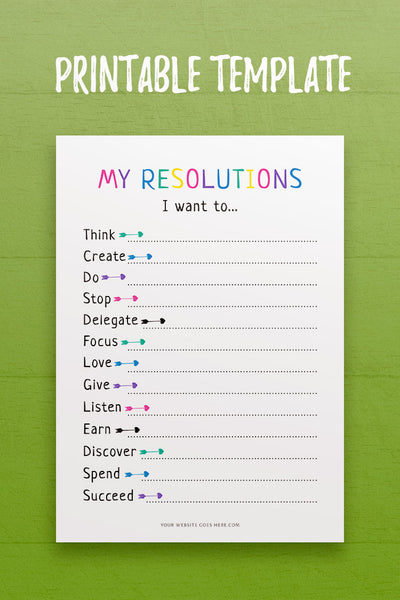 GS: My Resolutions 2 Template
