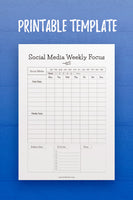 GP: Social Media Weekly Focus Template