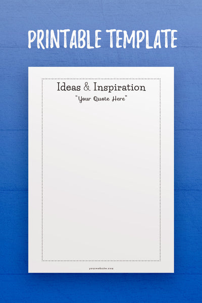 GP: Ideas & Inspiration Template