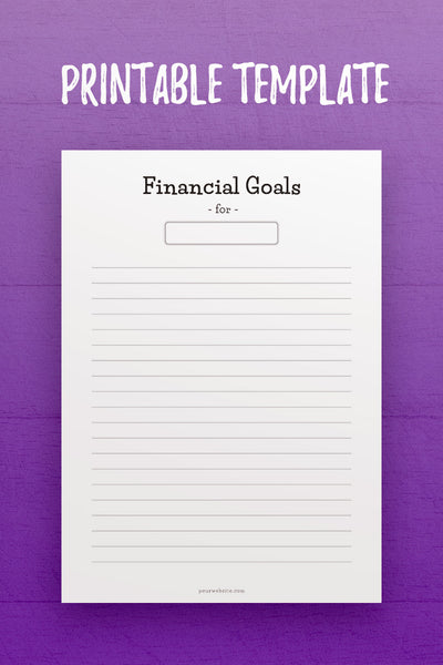 FP: Financial Goals 2 Template