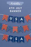 4th of July Printable Banner*