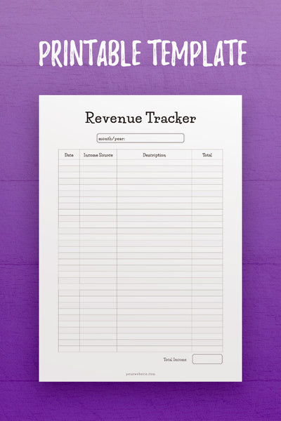 FP: Revenue Tracker Template