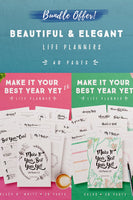 Bundle Offer: Make It Your Best Year Yet Life Planner 2.0 (60 Pages)