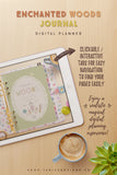 Enchanted Woods Journal Digital Planner [93 Pages]