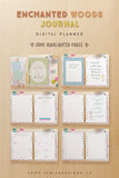 Enchanted Woods Journal Digital Planner [93 Pages]
