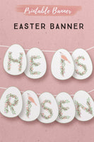 Easter Banner Printables